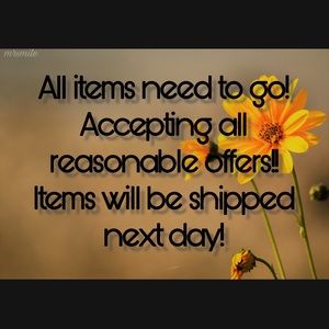 Please send me your offers!!